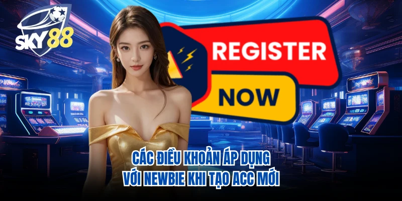 Các điều khoản áp dụng với newbie khi tạo acc mới