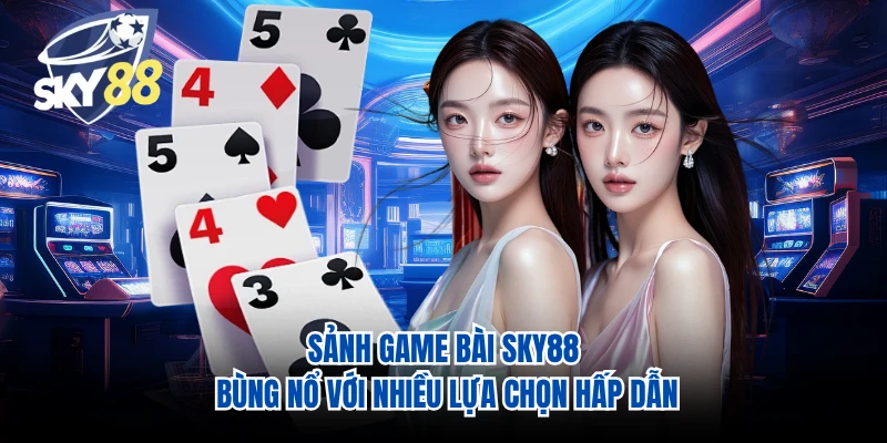 Sảnh game bài SKY88 bùng nổ với nhiều lựa chọn hấp dẫn