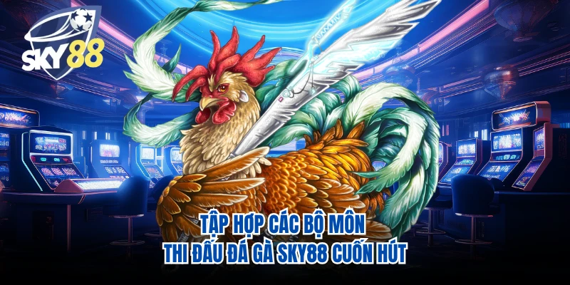 Tập hợp các bộ môn thi đấu đá gà SKY88 cuốn hút